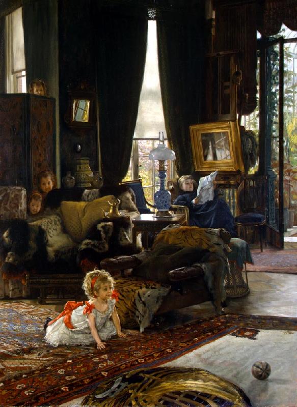 James Tissot Hide and Seek Sweden oil painting art